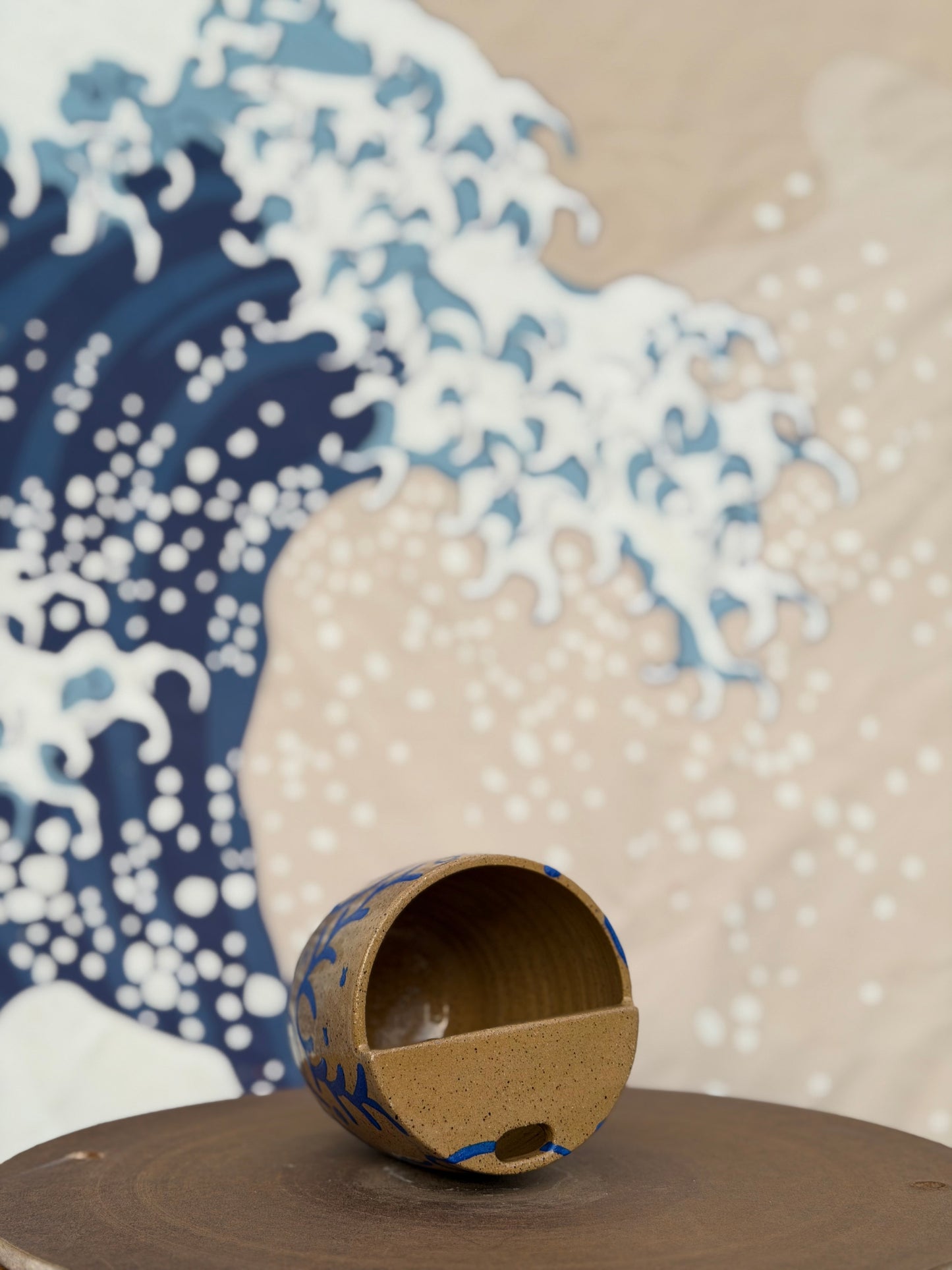 Blue Doodle to-go mug | Small