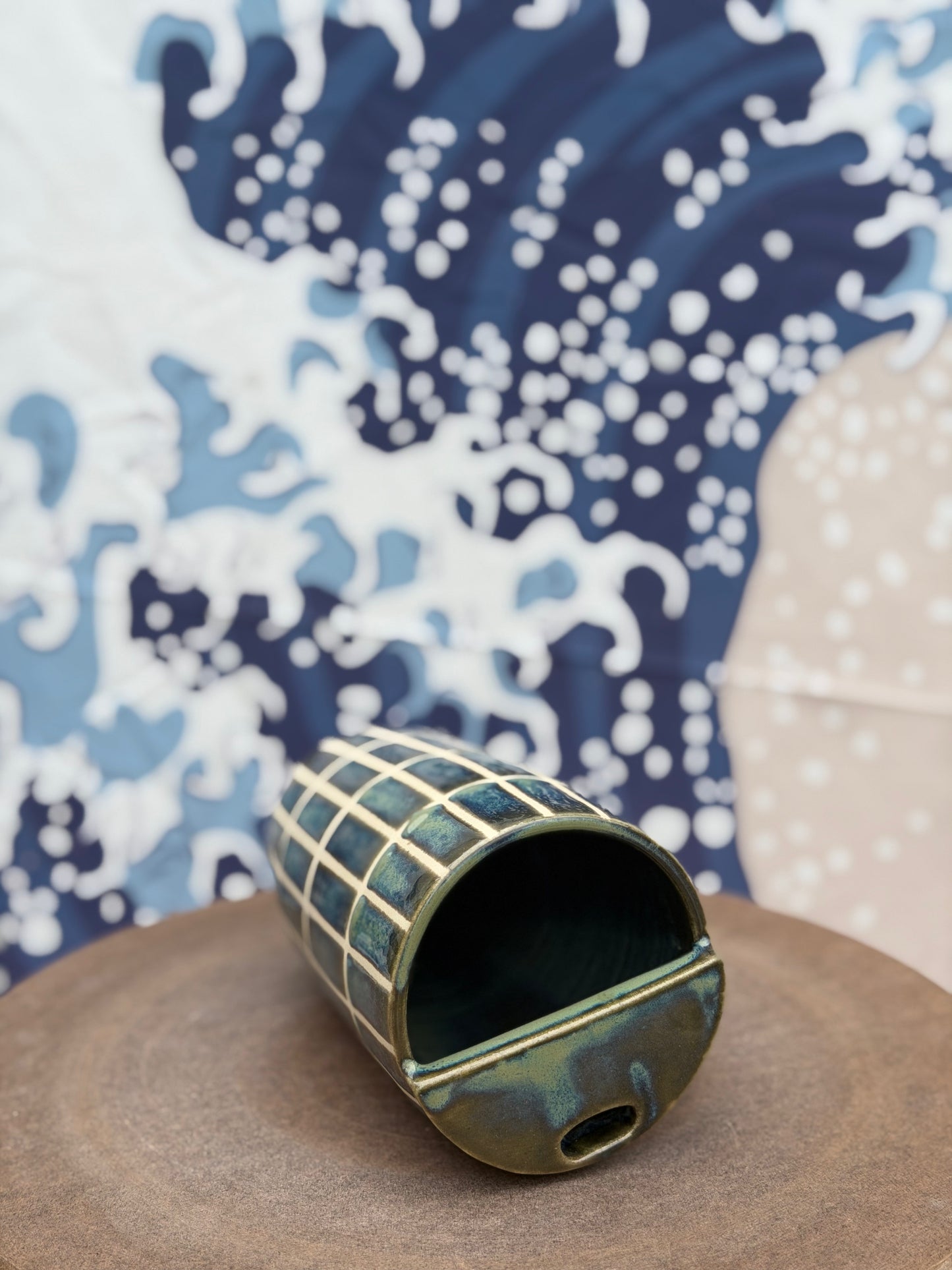 Green Tiles to-go mug | Tall