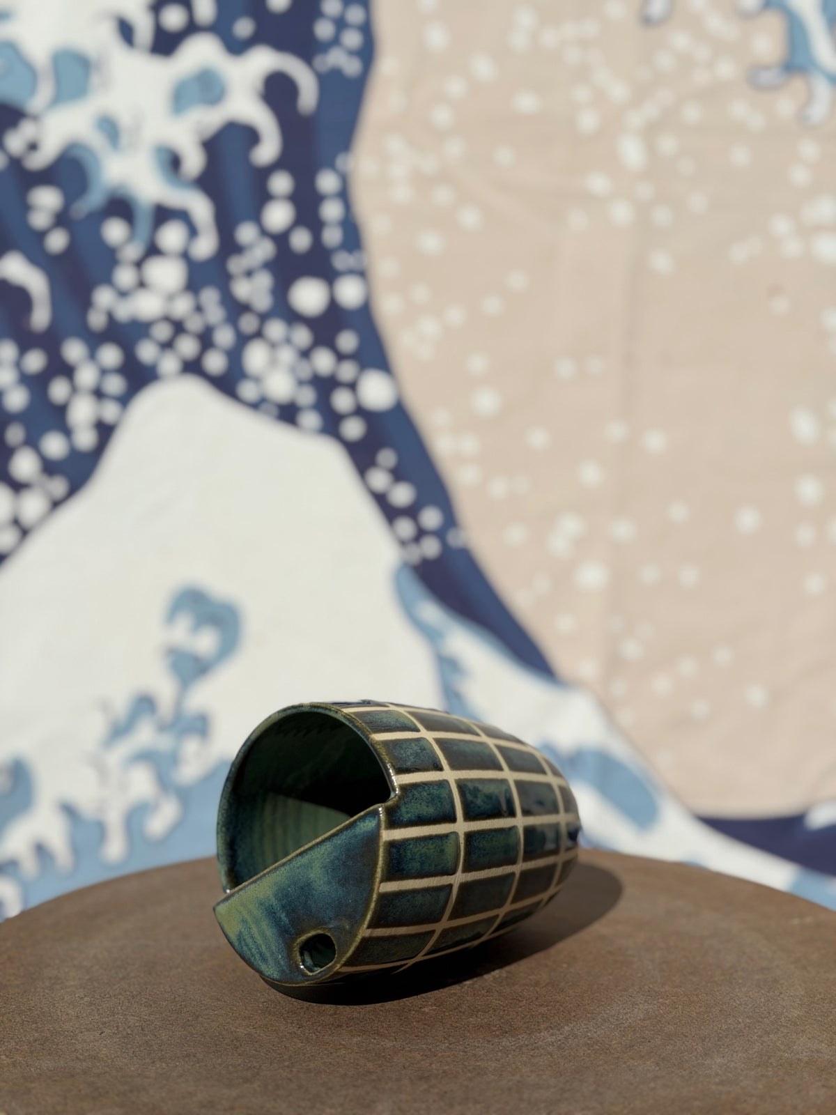 Green Tiles to-go mug | Small