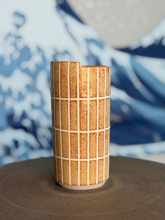 Creme Tiles to-go mug | Tall