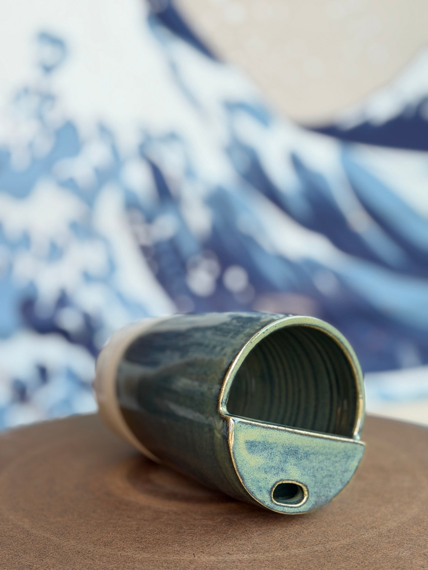 Green Split to-go mug | Tall