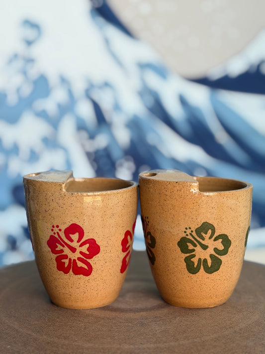 Hibiscus to-go mug | Small