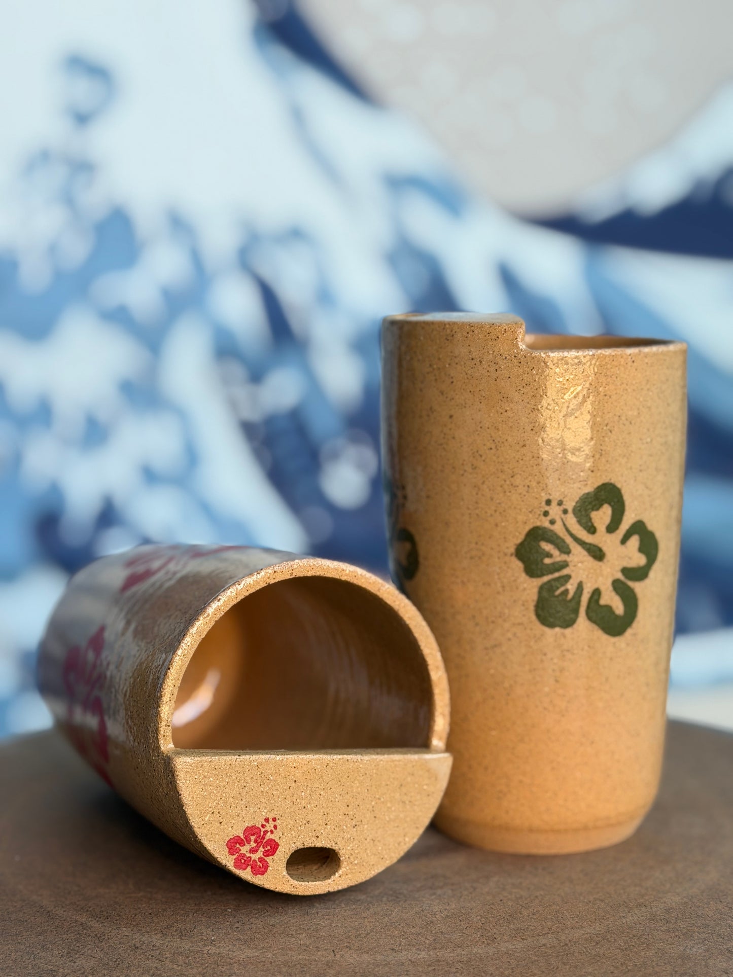 Hibiscus to-go mug | Tall