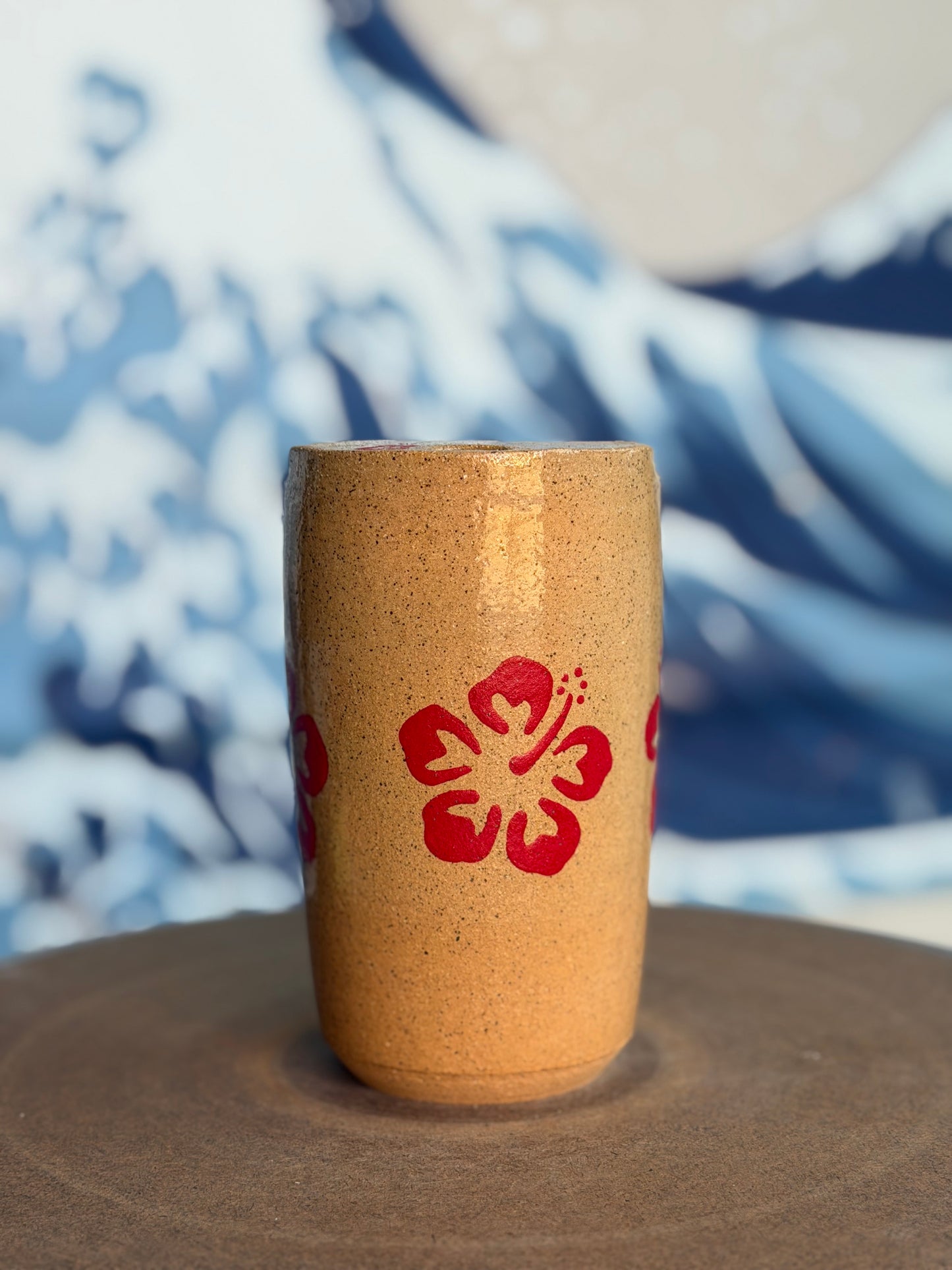 Hibiscus to-go mug | Tall