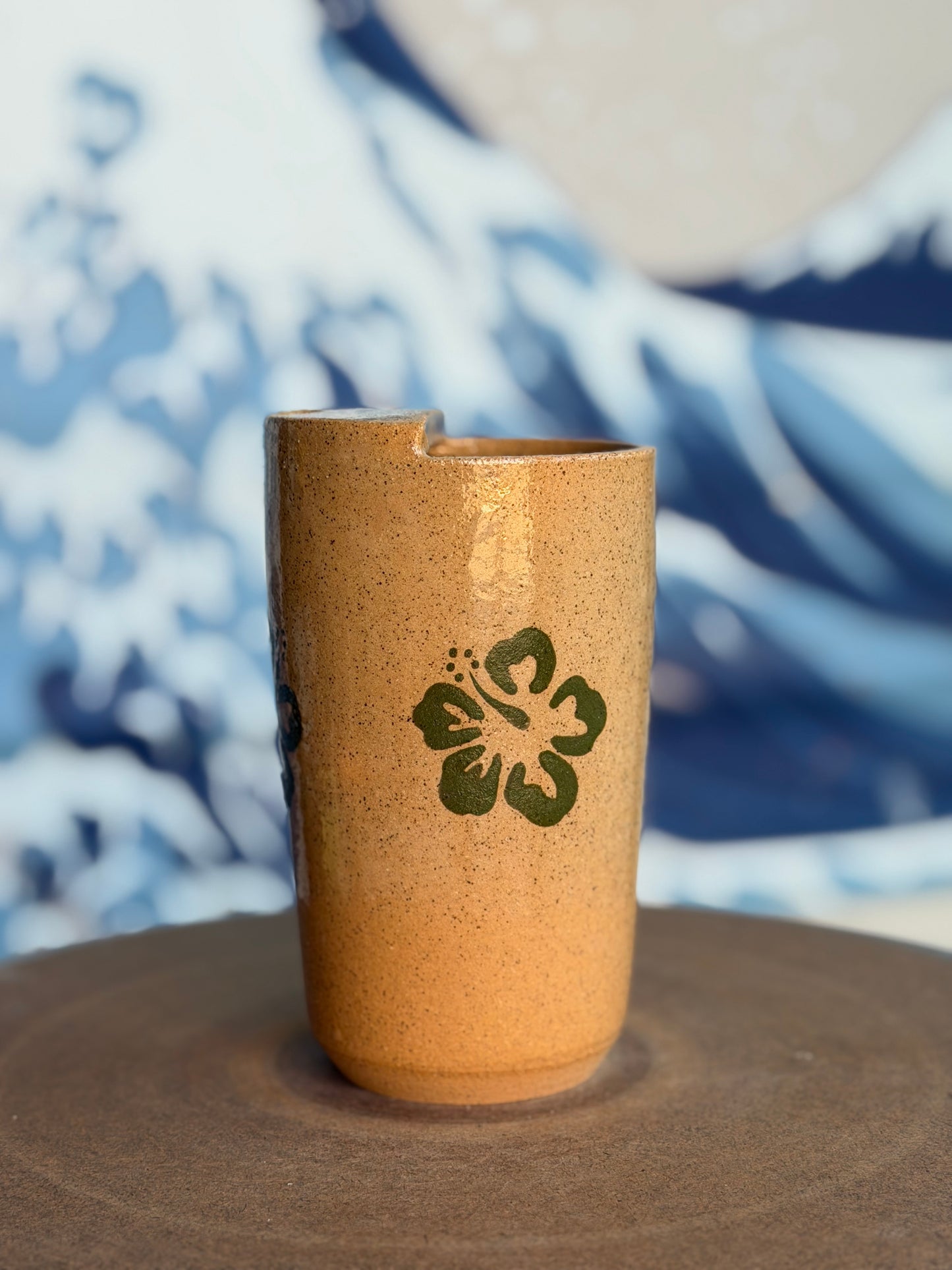 Hibiscus to-go mug | Tall