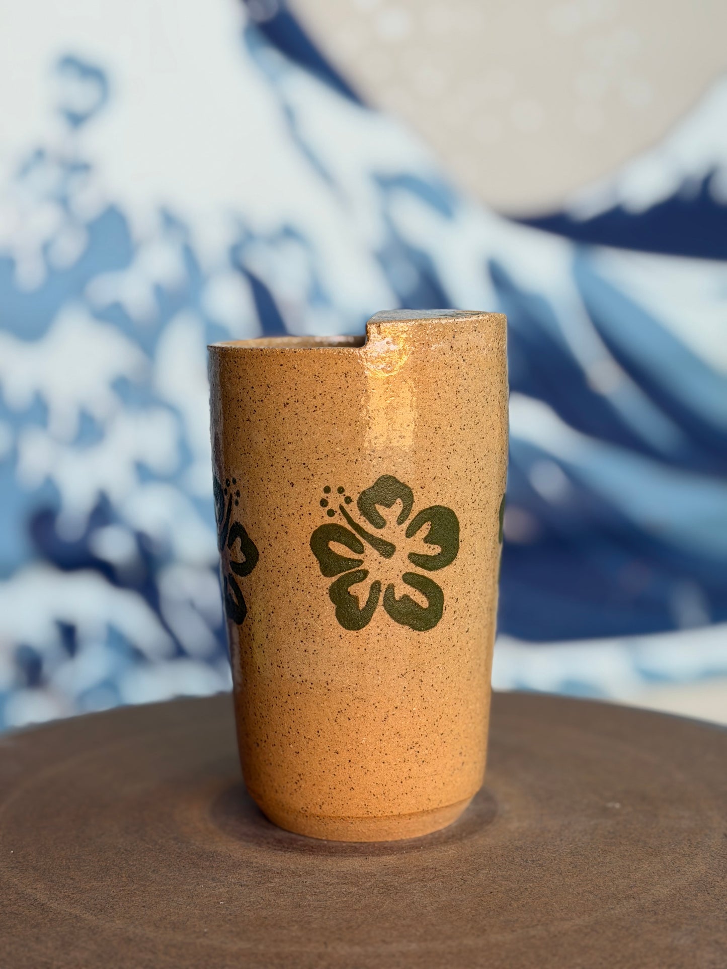 Hibiscus to-go mug | Tall