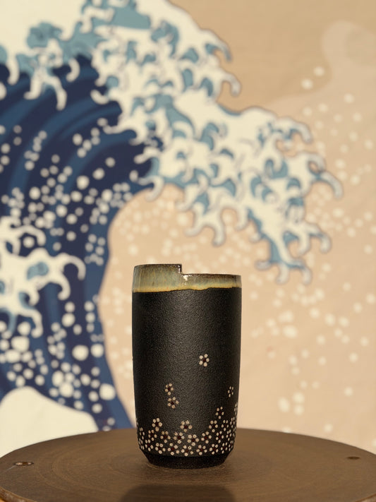 Dark Daisy to-go mug | Tall