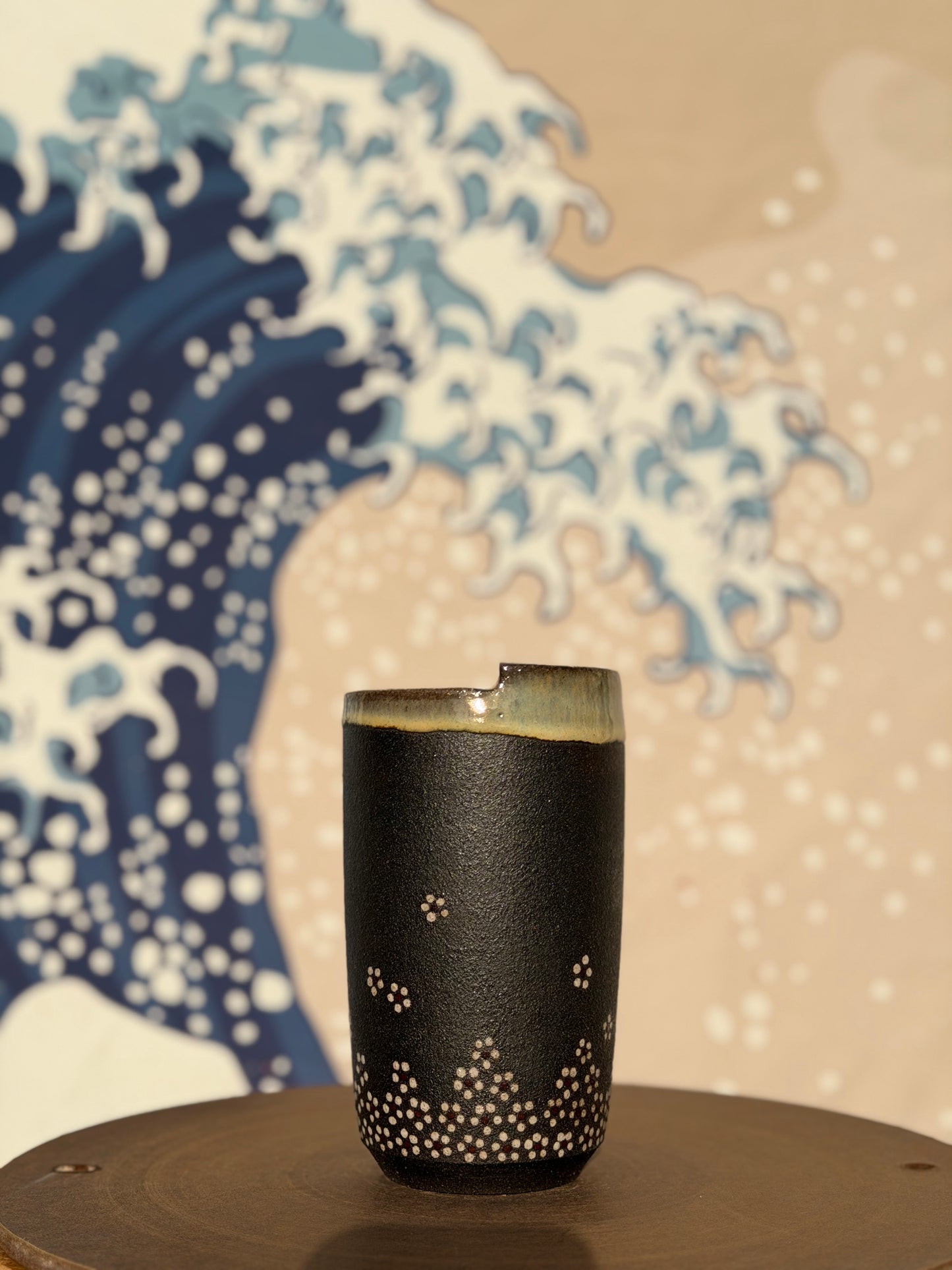 Dark Daisy to-go mug | Tall