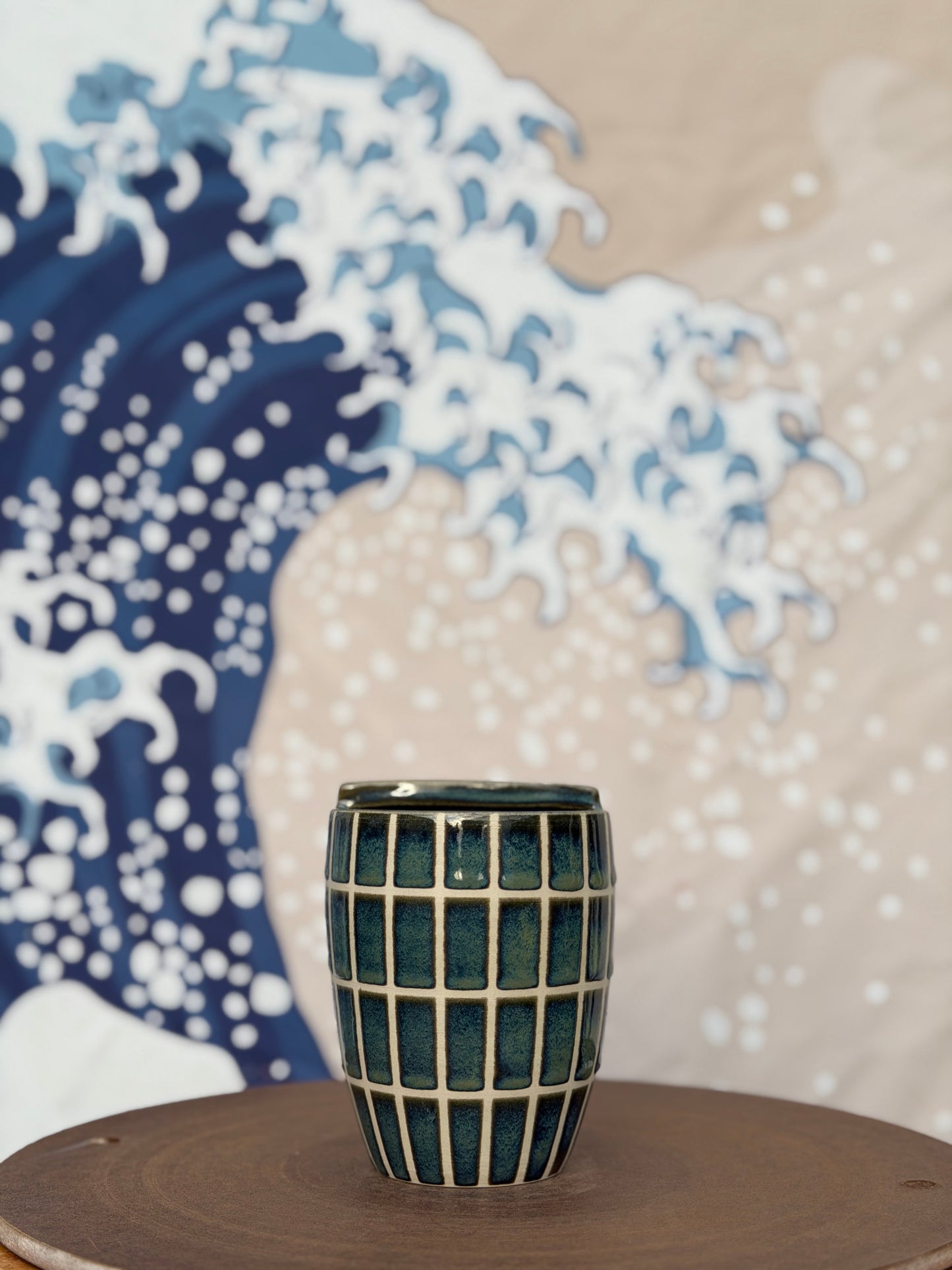 Green Tiles to-go mug | Small