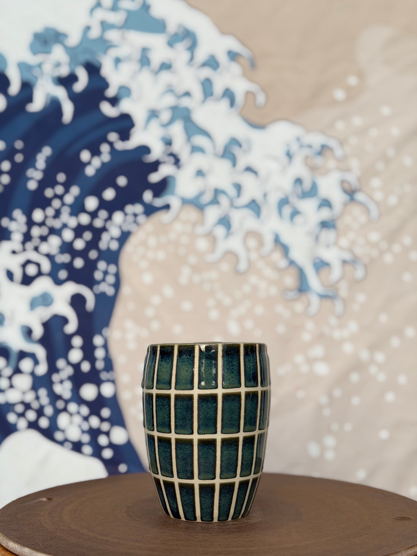 Green Tiles to-go mug | Small