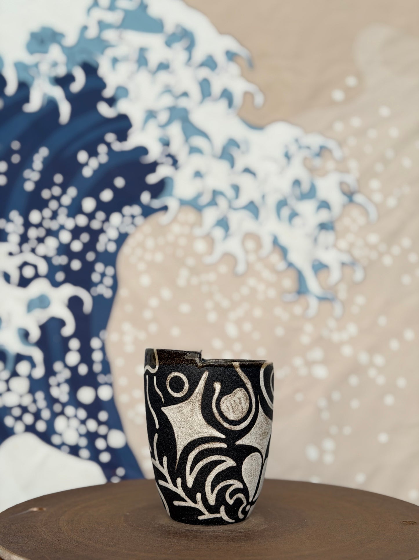 Dark Doodle #1 to-go mug | Small