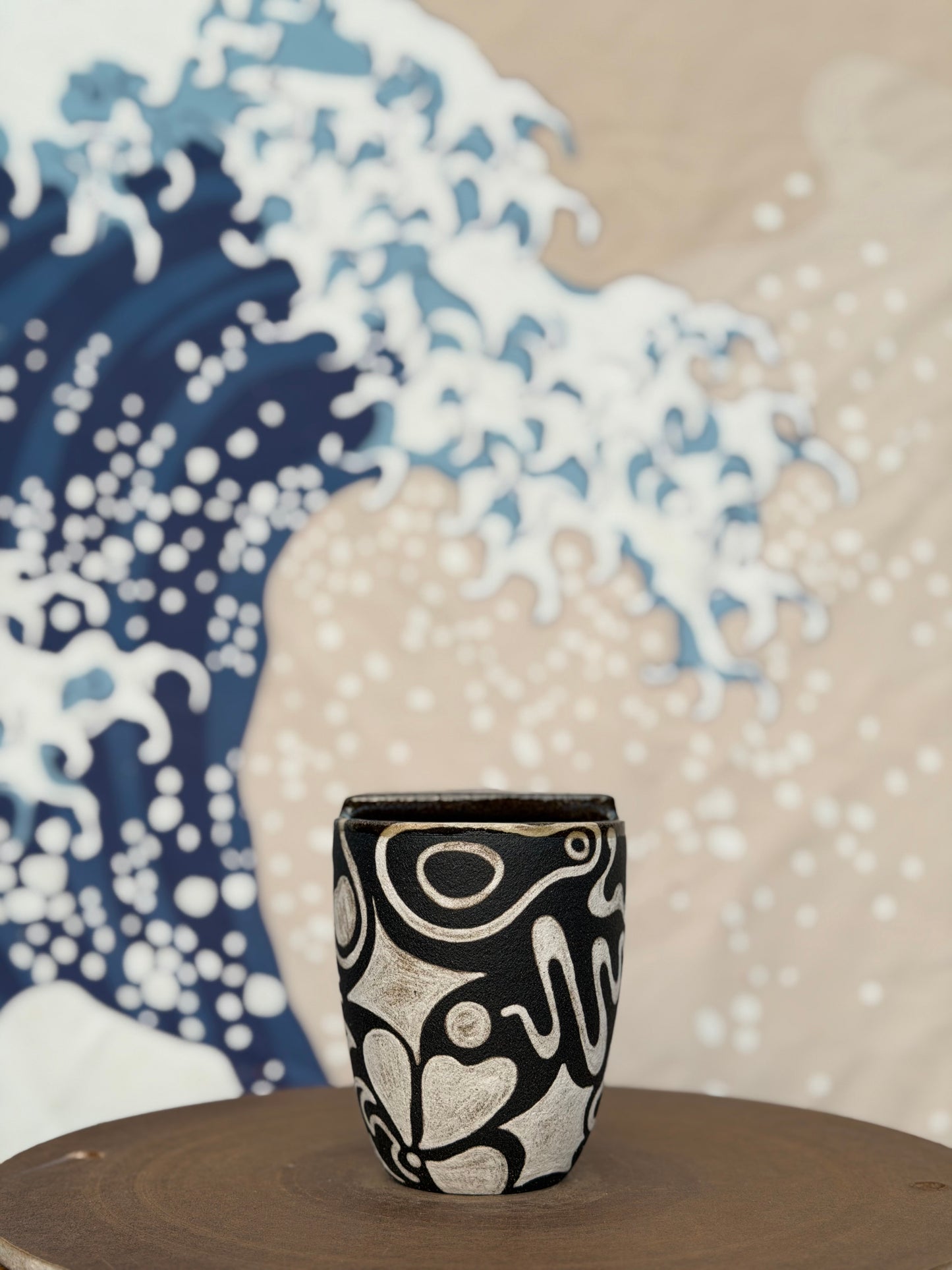 Dark Doodle #1 to-go mug | Small