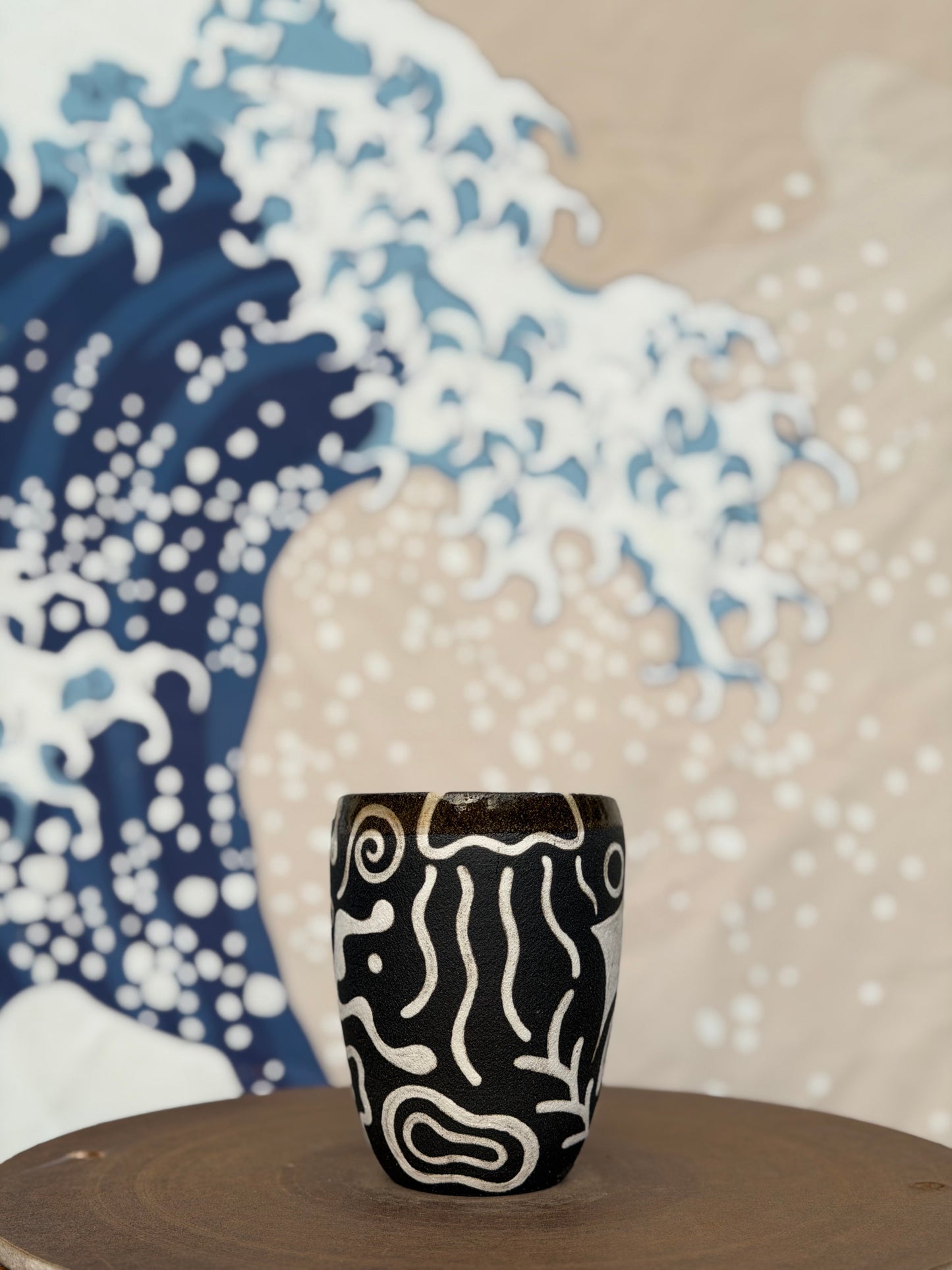 Dark Doodle #1 to-go mug | Small