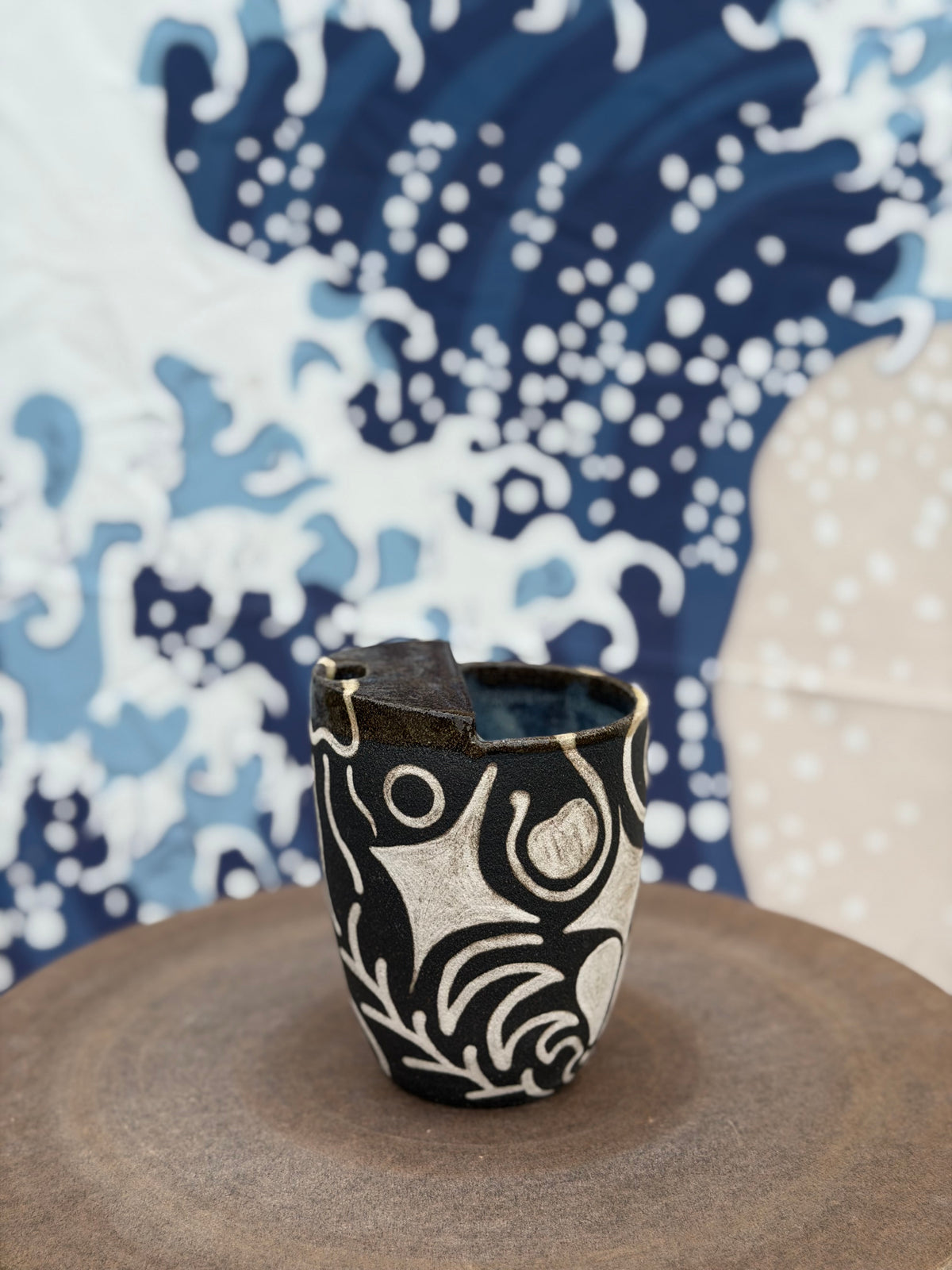 Dark Doodle to-go mug | Small