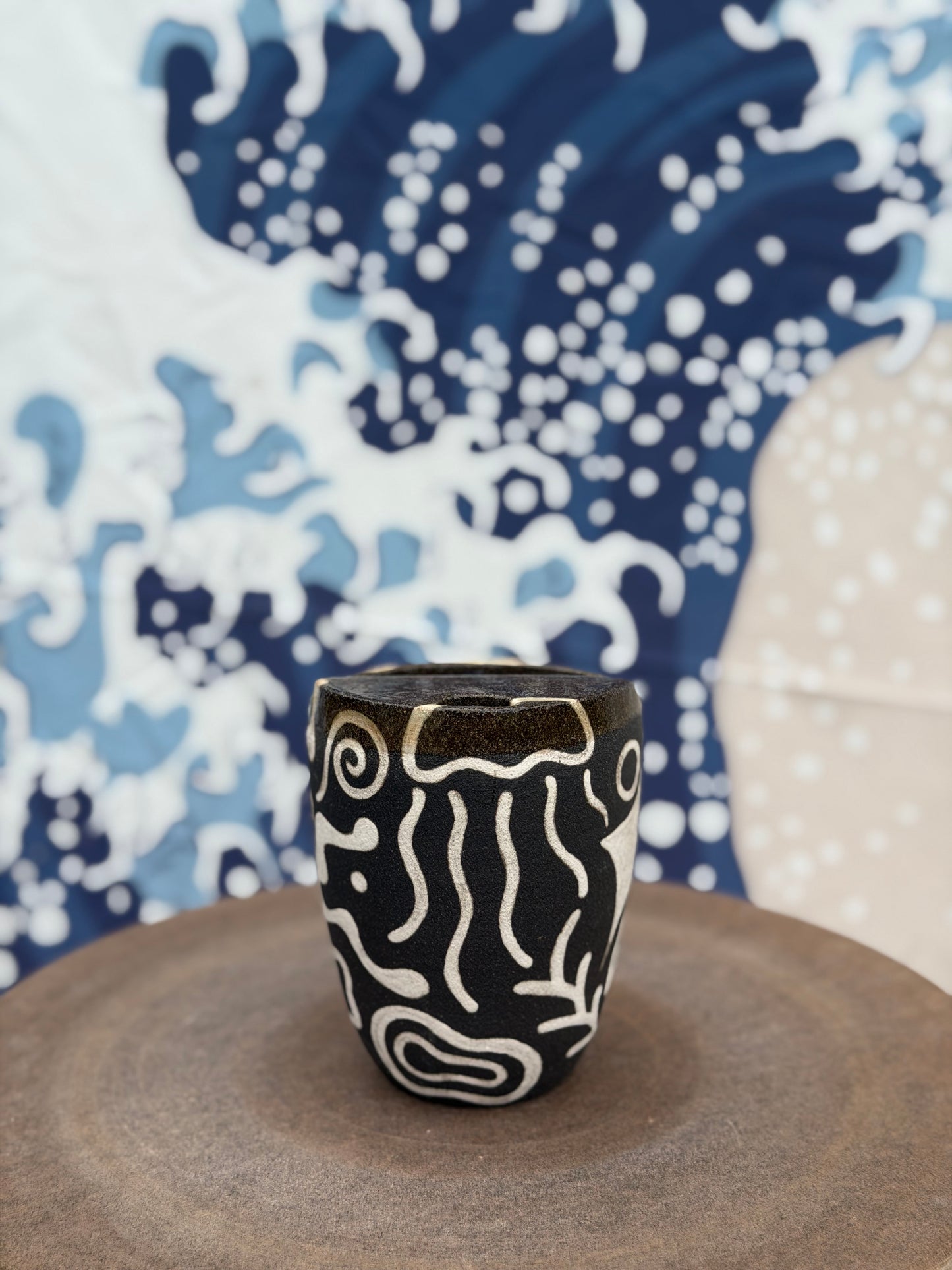 Dark Doodle to-go mug | Small