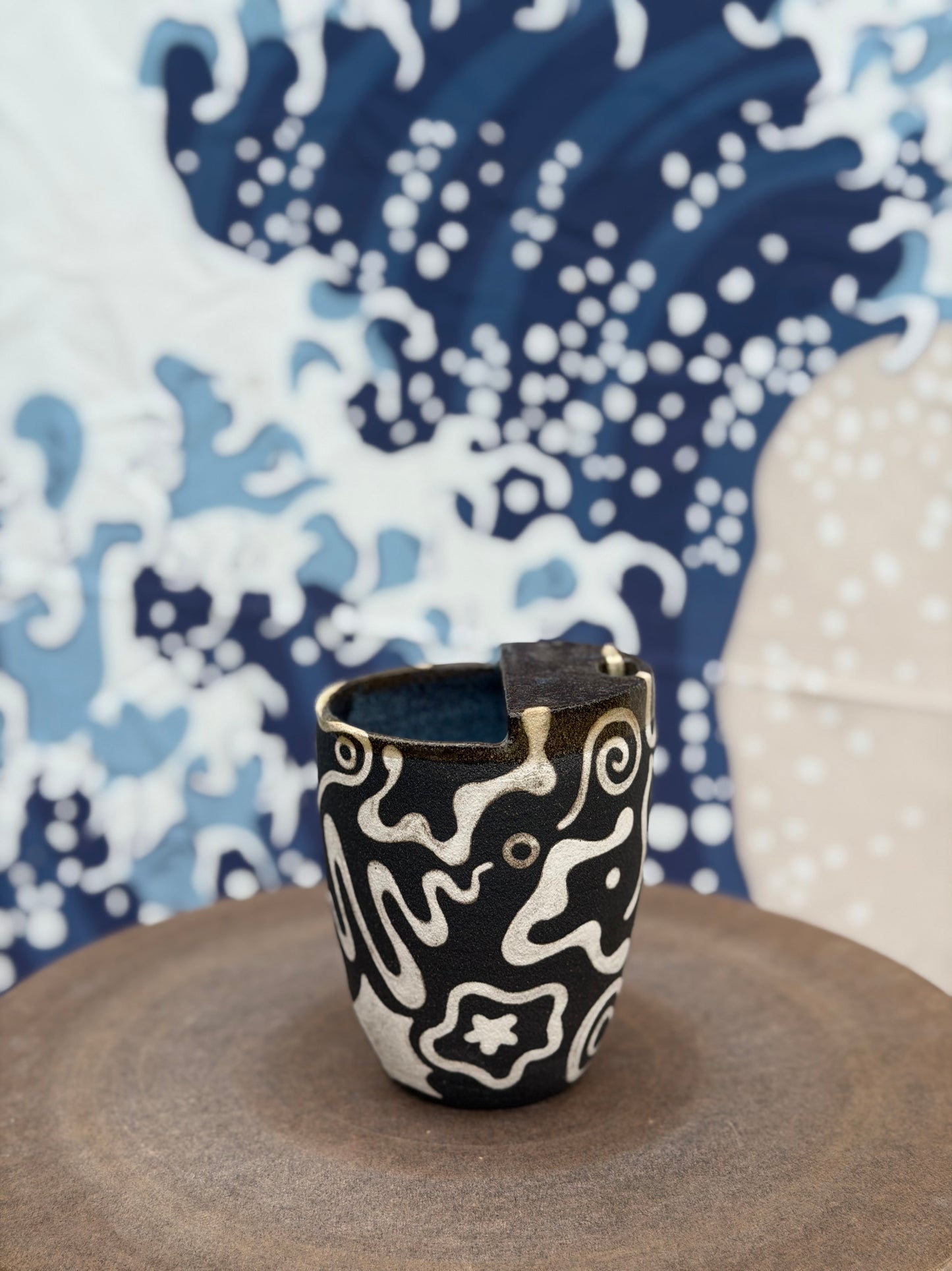 Dark Doodle to-go mug | Small