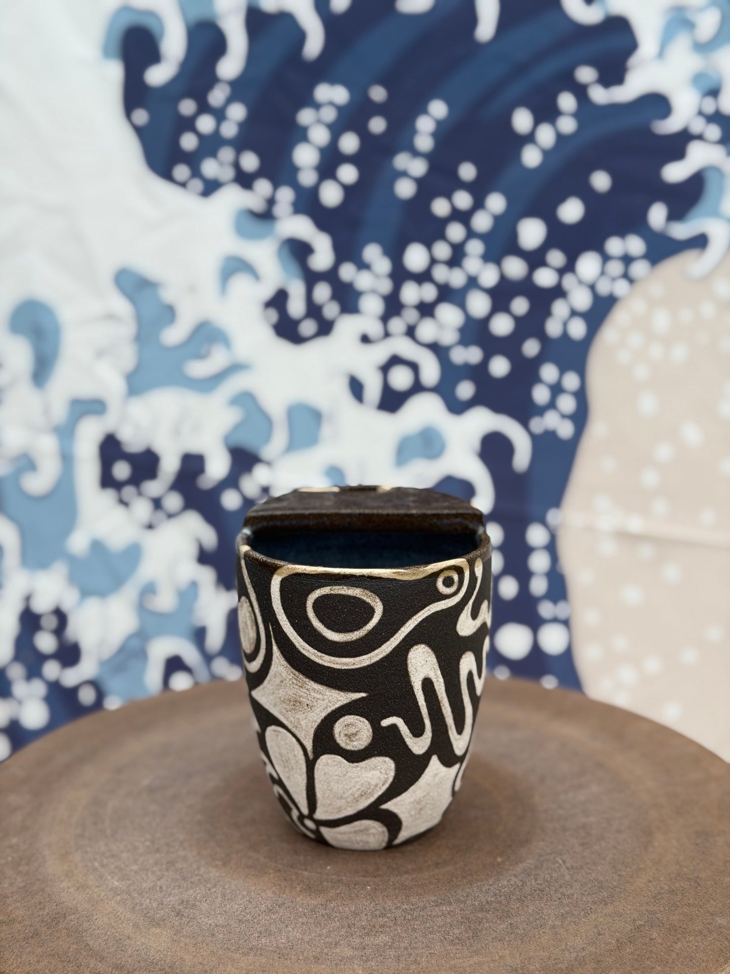 Dark Doodle to-go mug | Small