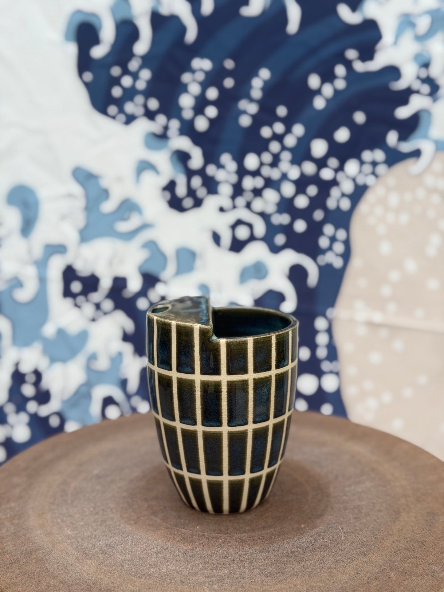 Green Tiles to-go mug | Small