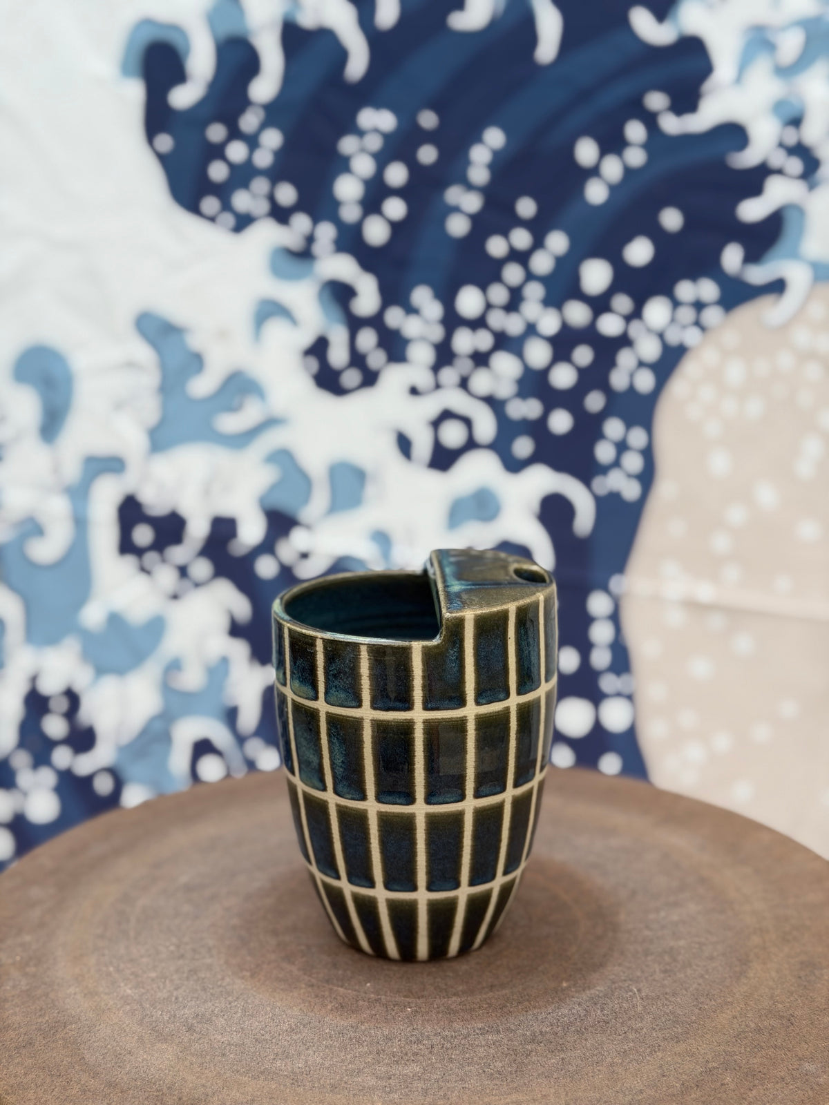 Green Tiles to-go mug | Small