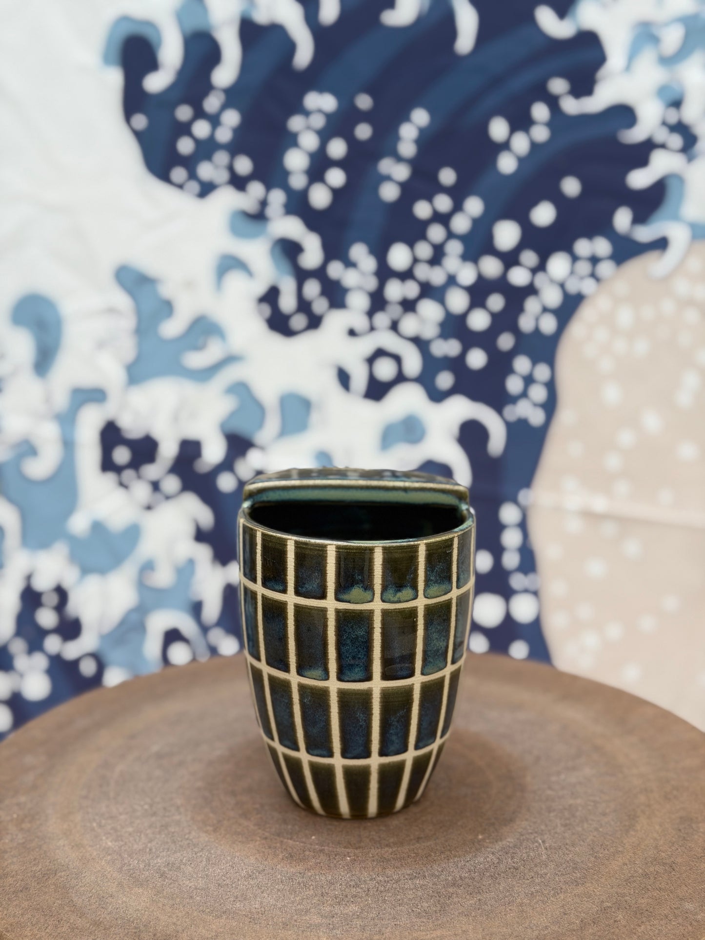 Green Tiles to-go mug | Small