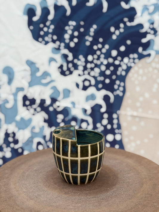 Green Tiles to-go mug | Mini