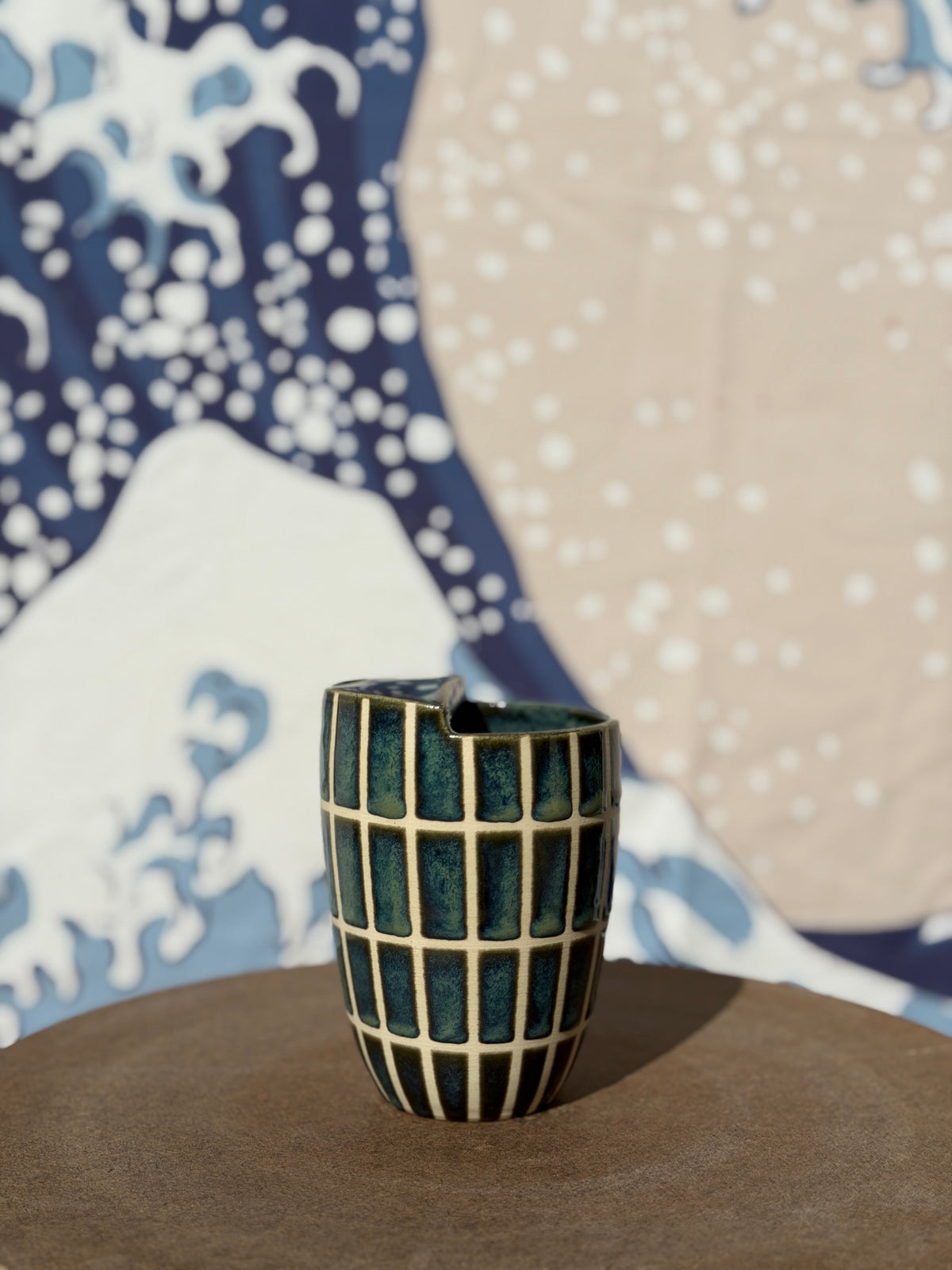 Green Tiles to-go mug | Small