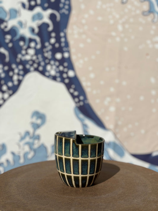 Green Tiles to-go mug | Mini